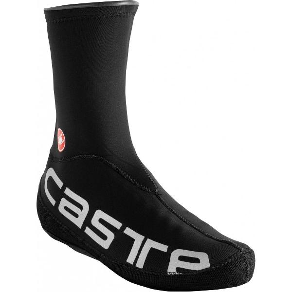 Castelli Diluvio UL shoecover overschoen zwart/zilver