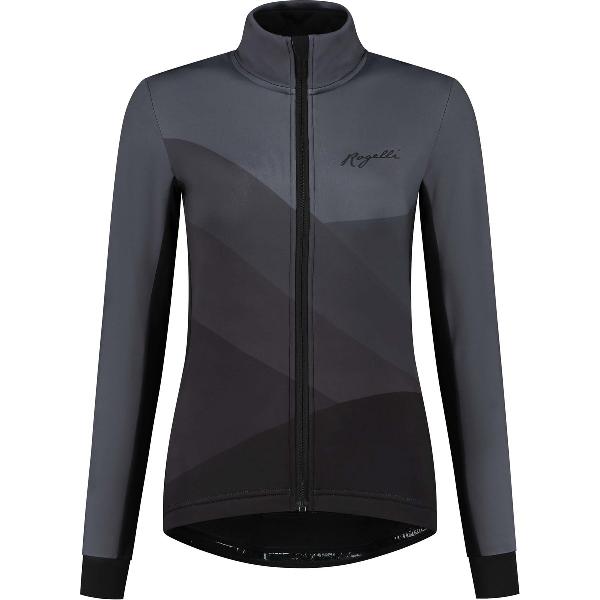 Rogelli Farah Fietsjack Winter - Dames Fietskleding - Zwart - Maat XS