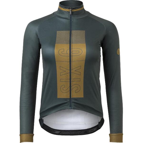 AGU Polartec Alpha Thermo Fietsjack II SIX6 Dames - Groen - S - Extra isolerende binnenkant - Winddicht en waterafstotend - Gerecyceld Polyester