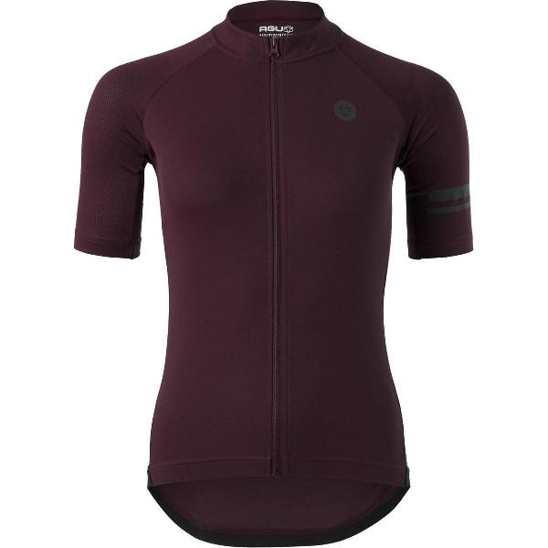 AGU Core Fietsshirt Essential Dames Fietsshirt - Maat S - Windsor Wine