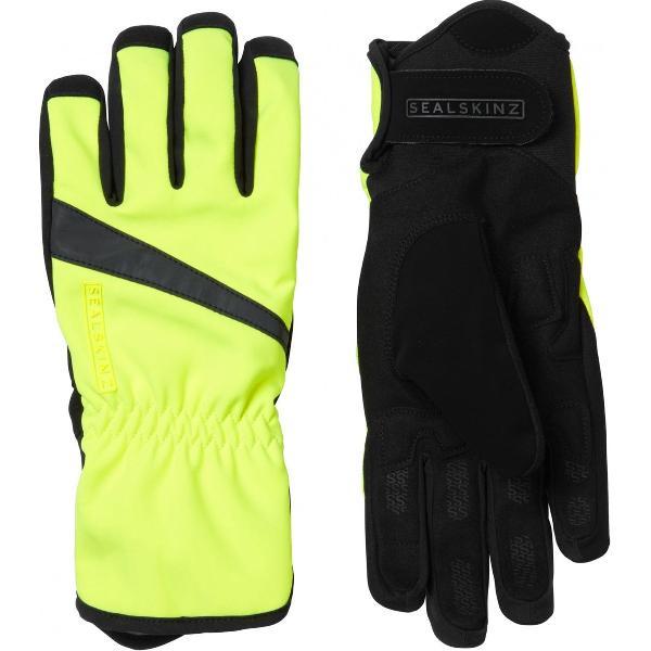 Sealskinz Bodham waterdichte fietshandschoenen Neon Yellow - Unisex - maat M