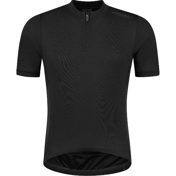 Rogelli Core Fietsshirt Heren - Korte Mouwen - Wielrenshirt - Zwart - Maat 3XL