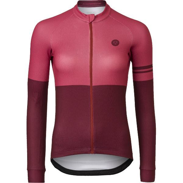 AGU Duo Fietsshirt Lange Mouwen Essential Dames - Rusty Pink - L