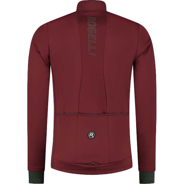 Rogelli Essential Fietsjack - Heren - Winterjack - Bordeaux - Maat M