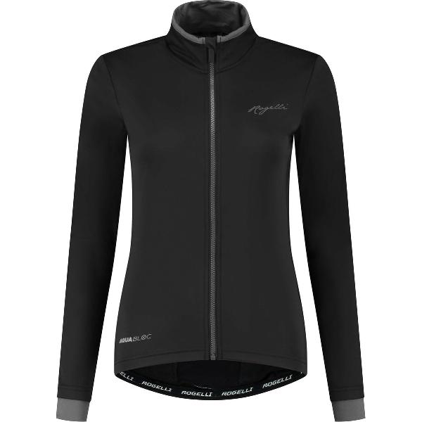 Rogelli Essential Winterjack - Dames - Fietsjack - Zwart - Maat XS