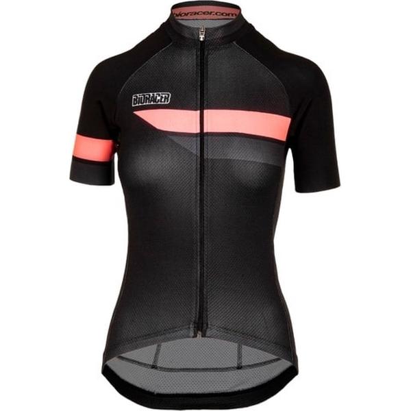 Bioracer Team Short Sleeve Women 2.0 Black/Fluo Pink Size L