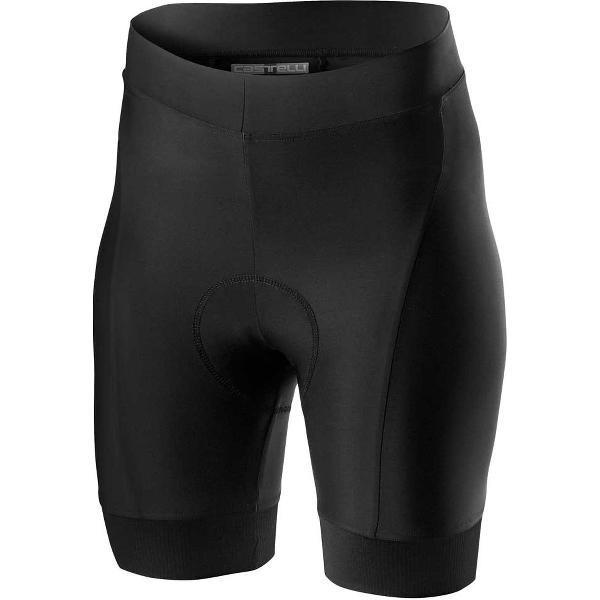 Castelli Fietsbroek zonder bretels Dames Zwart Grijs - CA Prima Short Black/Dark Gray - XS