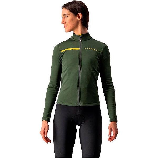 Castelli SINERGIA 2 Fietsshirt Military Green - Vrouwen - maat S