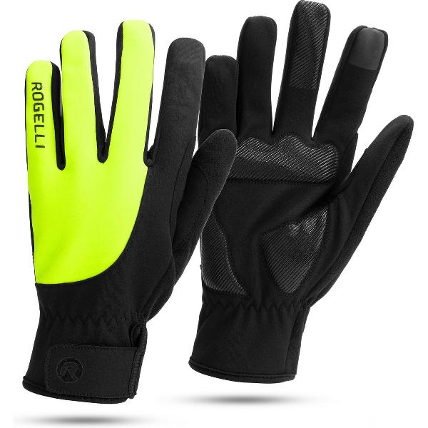 Rogelli Core II Fietshandschoenen Winter - Heren - Winddicht - Fluor Geel - Maat 3XL