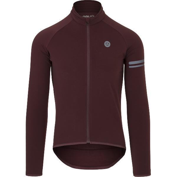 AGU Thermo Fietsshirt Lange Mouwen Essential Heren - Paars - M