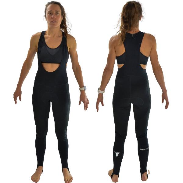 TriTiTan Thermal Bib Pants with Heel - BIB Thermische Fietsbroek - M