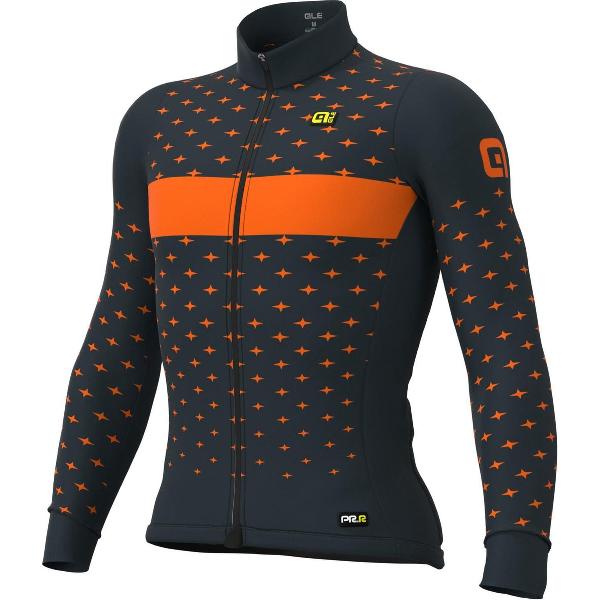 Ale Fietsshirt Lange Mouwen PR-R Stars - Oranje - XXL - Valt klein