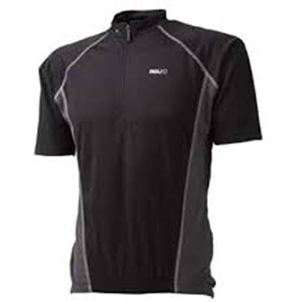 SHIRT AMADOR XXL AGU BLACK/GREY KORTE MOUW