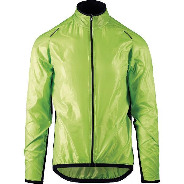 Assos Mille GT wind jacket visibility green