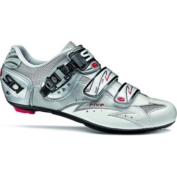 Sidi Scarpe Five - Racefietsschoenen - Steel Wit - Maat 42