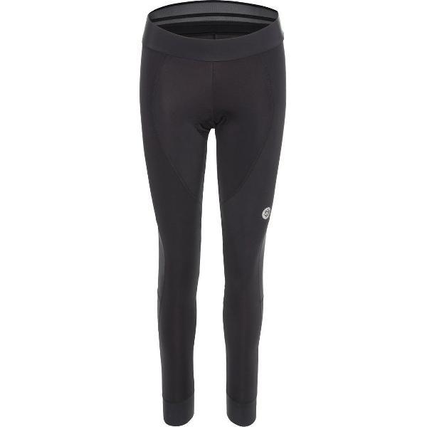 AGU Lange Fietsbroek met Zeem II Essential Dames Windproof - Zwart - S - Met Bretels - Met winddichte panelen