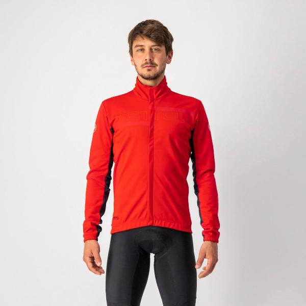 Castelli TRANSITION 2 fietsjas Red - Mannen - maat S