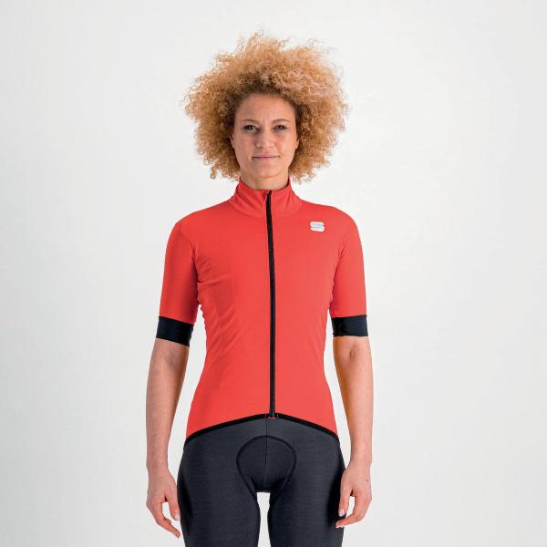 Sportful FIANDRE LIGHT NORAIN fietsjas korte mouwen Dames Pompelmo - Vrouwen - maat S