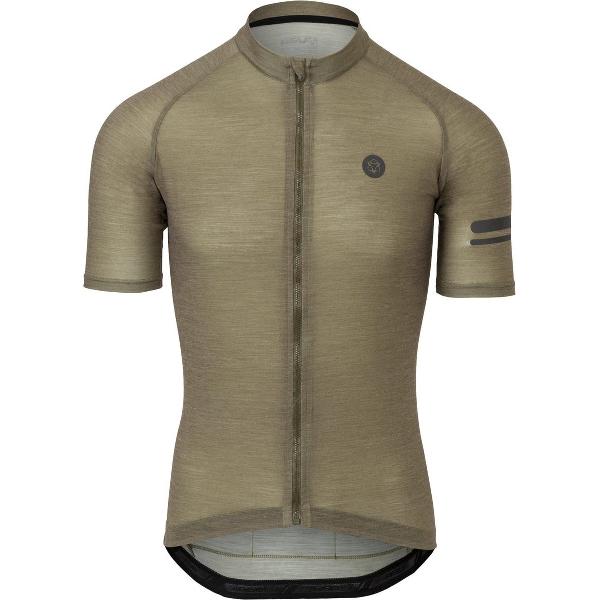 AGU Merino Uni Fietsshirt Trend Heren - Groen - XXL