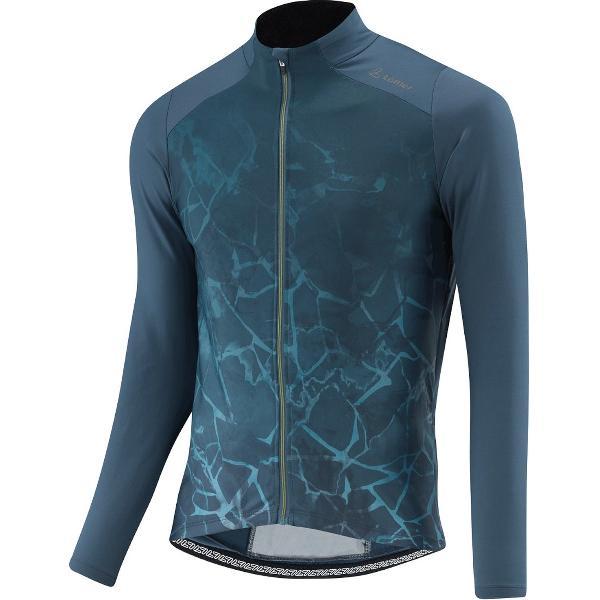 Loeffler wielrenshirt lange mouwen M Bike L/S Jersey Crush Hotbond® RF - Blauw - 52