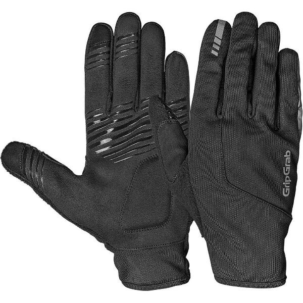 GripGrab - Hurricane 2 Windproof Lente Herfst Fietshandschoenen Lange Vinger - Zwart - Unisex - Maat XXL