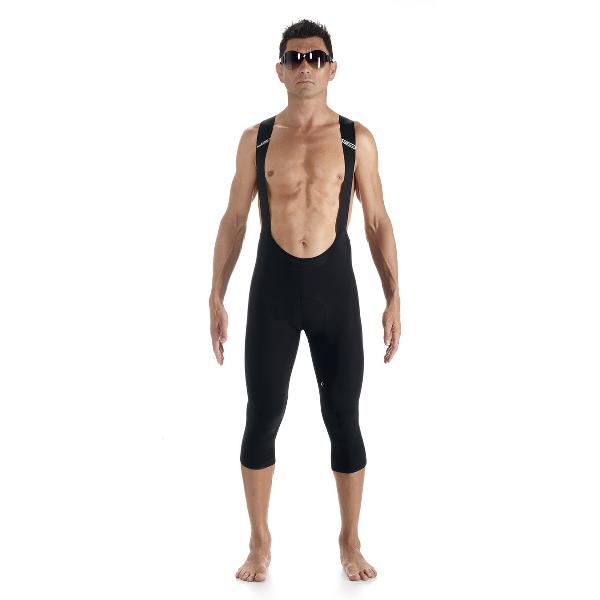 Assos Tiburu Knicker Mille S7 3/4 Fietsbroek Met Bretels Zwart