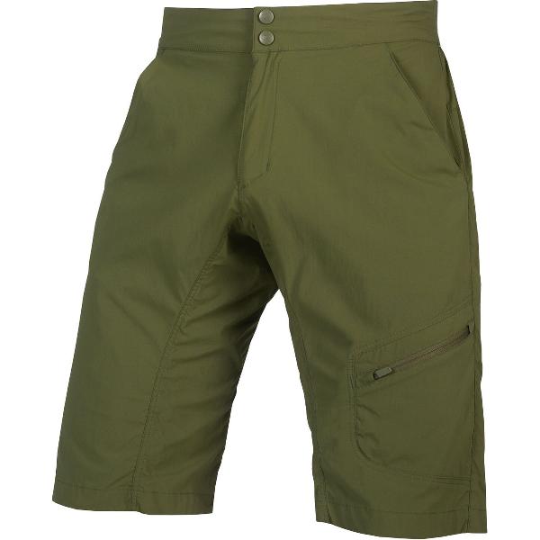 Endura Hummvee Lite Short With Liner - Olive Green