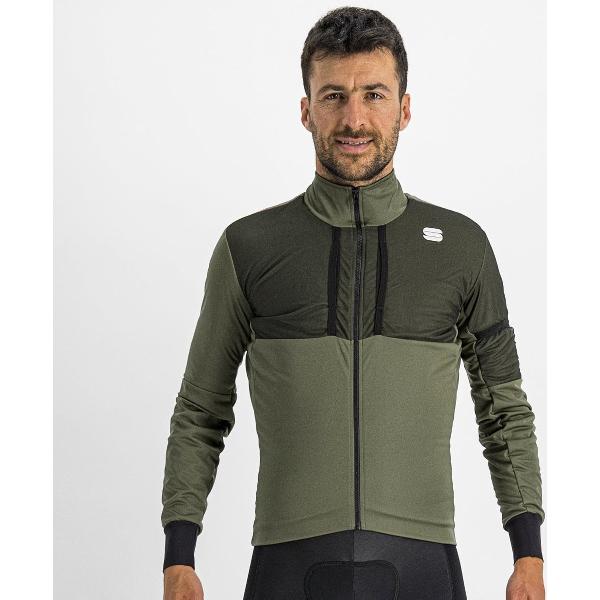 Sportful Fietsjack winter heren Groen - SUPERGIARA JACKET BEETLE - XL