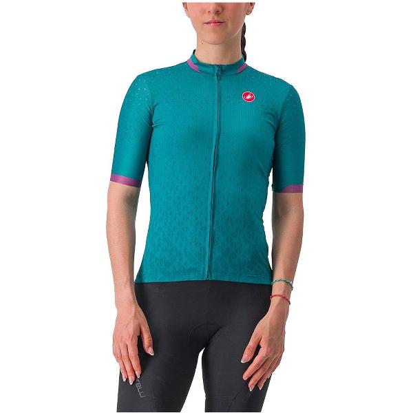 Castelli Pezzi Jersey Met Korte Mouwen Groen L Vrouw