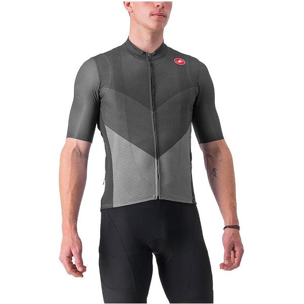 Castelli Endurance Pro 2 Jersey Met Korte Mouwen Grijs S Man