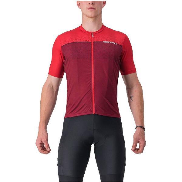 Castelli Unlimited Entrata Jersey Met Korte Mouwen Rood M Man