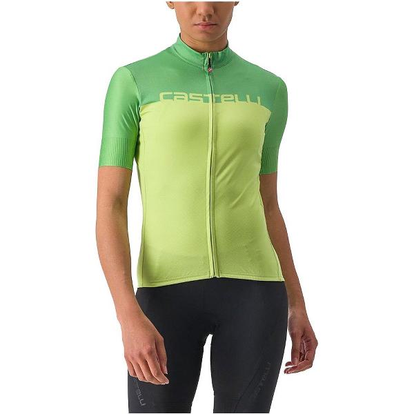 Castelli Velocissima Jersey Met Korte Mouwen Groen L Vrouw