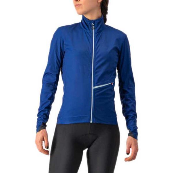 Castelli TRANSITION fietsjas Dames SODALITE BLUE/STERLING BLUE - Vrouwen - maat S