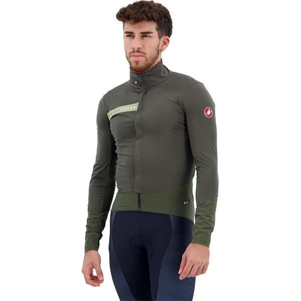 Castelli Beta Ros Jacket - Military Green/Green Tea