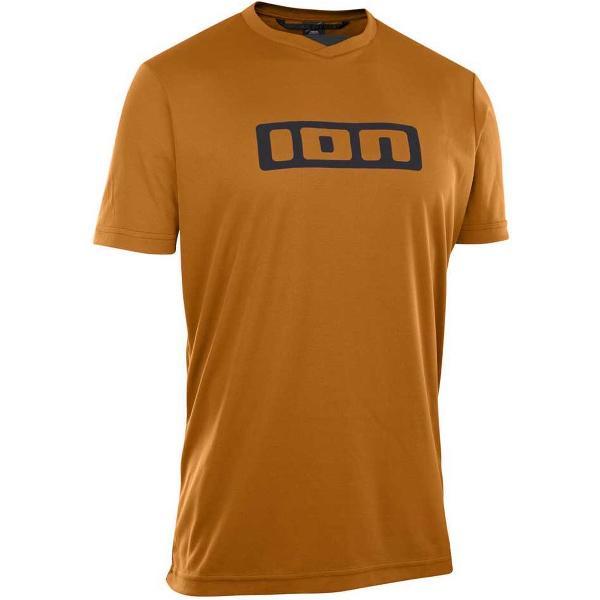 Ion Logo Enduro-trui Met Korte Mouwen Bruin XL Man