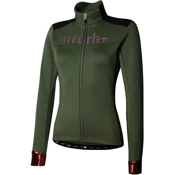 Rh+ Logo Thermo Jersey Met Lange Mouwen Groen L Vrouw