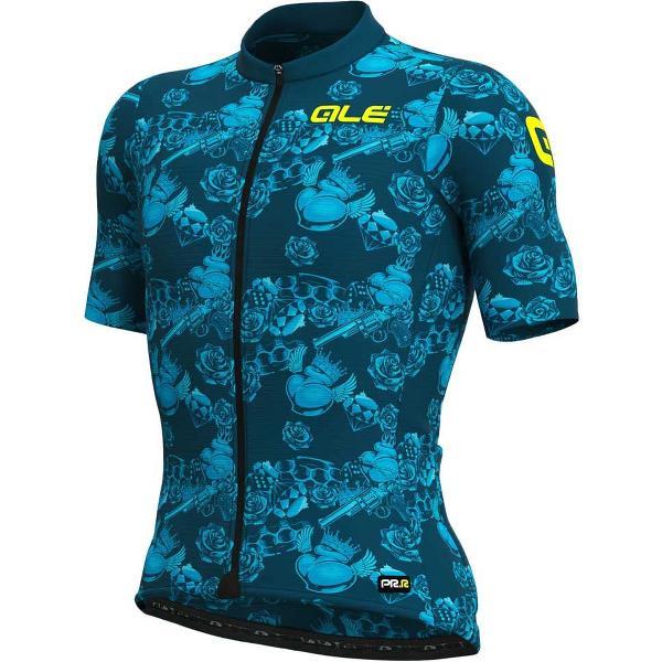 Ale Prr Las Vegas Korte Mouwen Fietsshirt Blauw L Man