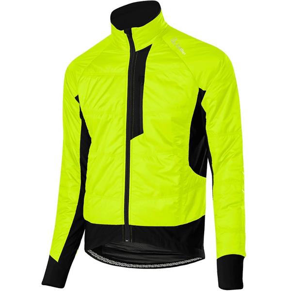 Löffler Fietsjack Hotbond Pl60 Heren Polyester/nylon Geel Mt 48