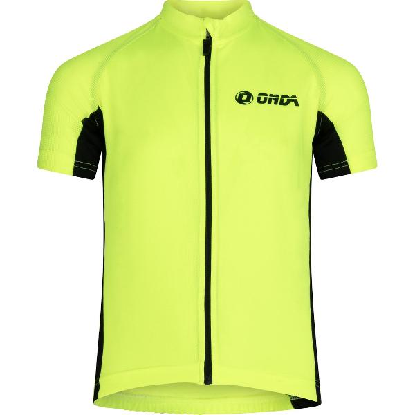 ONDA Fietsshirt korte mouw kids Fluo - Vasco da Gama - 6 Jaar