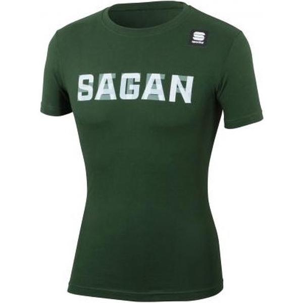 Sportful Peter Sagan PS TEE donker gron-XXL