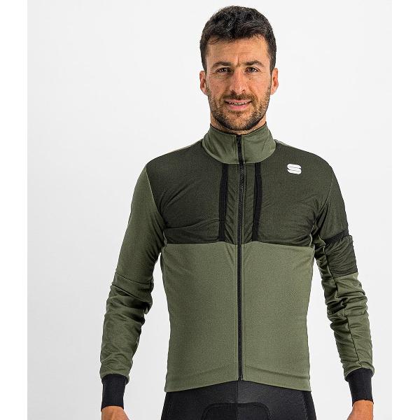 Sportful Fietsjack winter heren Groen - SUPERGIARA JACKET BEETLE - 3XL