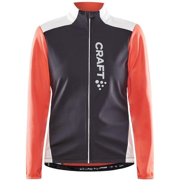 Craft Fietsjack Winter Dames Zwart Roze - CORE BIKE SUBZ LUMEN JACKET W SLATE SHOCK - L