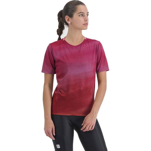 Sportful Flow Giara Jersey Met Lange Mouwen Roze M Vrouw