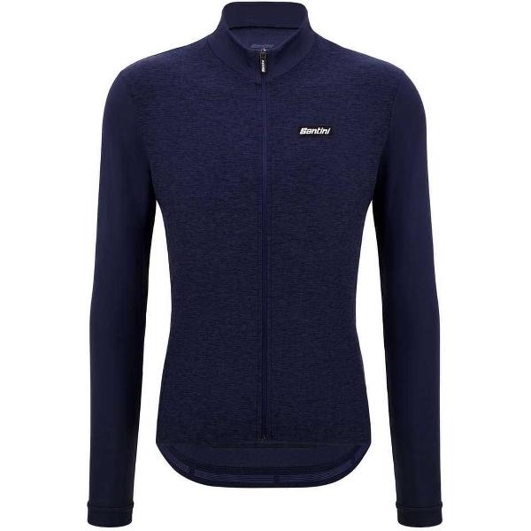 Santini Pure Jersey Met Lange Mouwen Blauw M Man