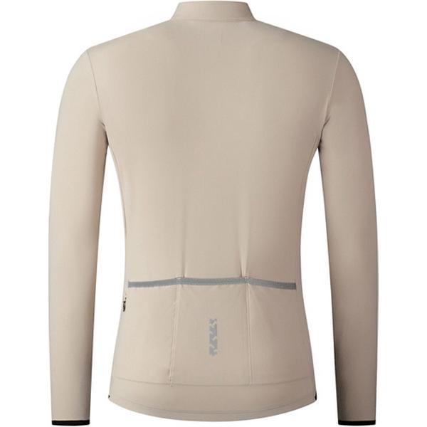 Shimano Vertex Thermal heren fietsshirt met lange mouwen Beige