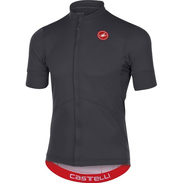 CASTELLI Imprevisto Nano Jersey / Wielershirt Antraciet-XXXL