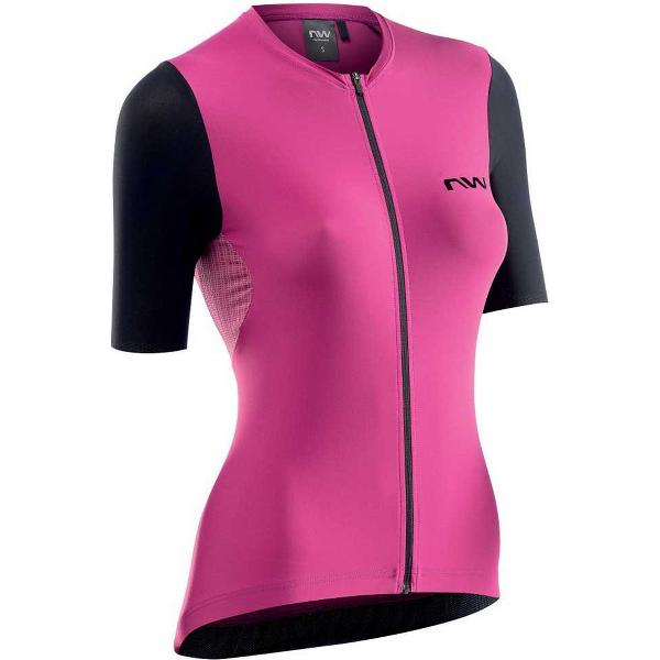 Northwave Extreme Jersey Met Korte Mouwen Roze L Vrouw