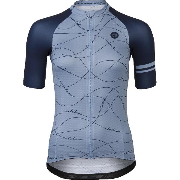 AGU Velo Wave Fietsshirt Essential Dames - Blauw - XL