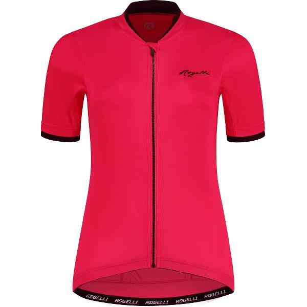 Rogelli Essential Fietsshirt - Korte Mouwen - Dames - Kers - Maat M