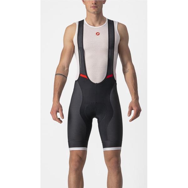 Castelli Koersbroek Heren Zwart Zilver - COMPETIZIONE KIT BIBSHORT BLACK SILVER GRAY-M